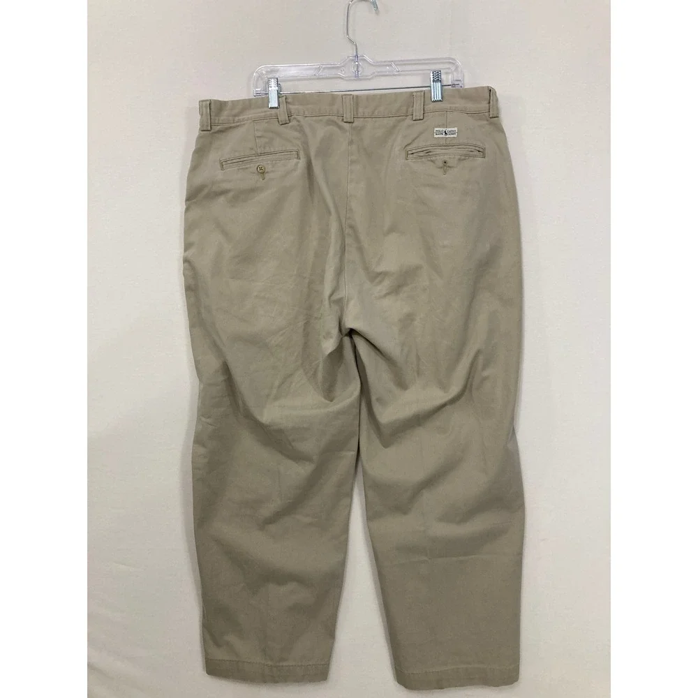 Polo Ralph Lauren Philip Pants‎ size 40x28 Tan Khaki Cotton Chino Trousers